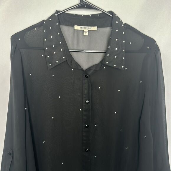 Women’s Daniel Rainn transparent blouse - Picture 2 of 3